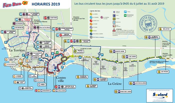 Bus Gratuit La Tranche sur Mer