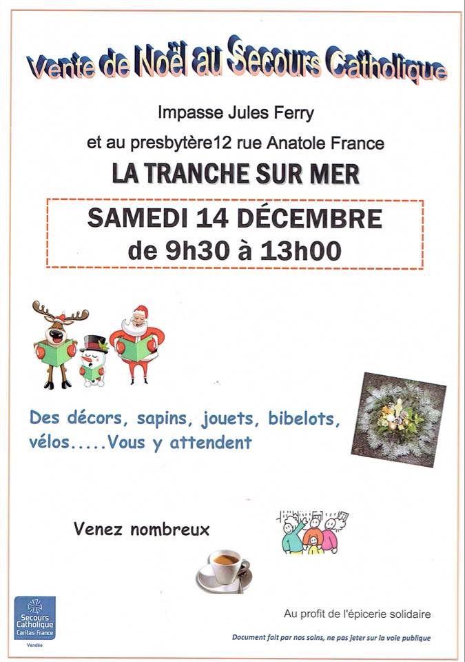 noel secours catholique la tranche sur mer