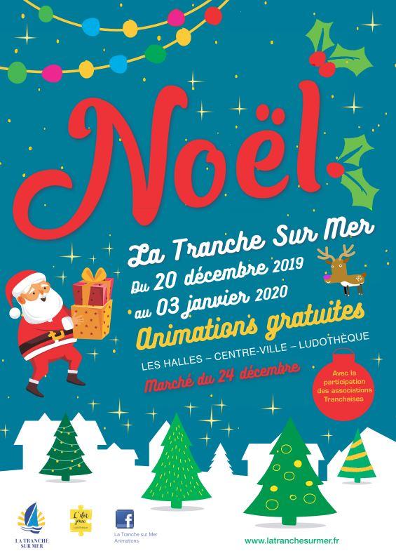 noel sous les halles la tranche sur mer