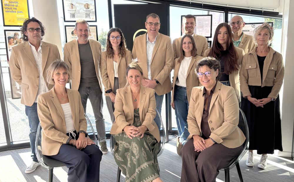 l'équipe de l'agence Côte de Lumière