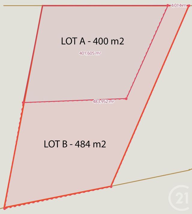 Afficher la photo en grand terrain à vendre - 484.0 m2 - LA TRANCHE SUR MER - 85 - PAYS-DE-LOIRE - Century 21 Côte De Lumière