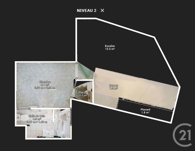 Appartement F2 à louer - 2 pièces - 33.81 m2 - LA TRANCHE SUR MER - 85 - PAYS-DE-LOIRE - Century 21 Côte De Lumière