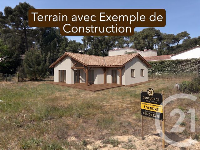 terrain à vendre - 417.0 m2 - LA TRANCHE SUR MER - 85 - PAYS-DE-LOIRE - Century 21 Côte De Lumière